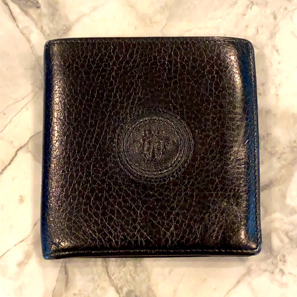 Authentic Men’s Versace gold leather wallet